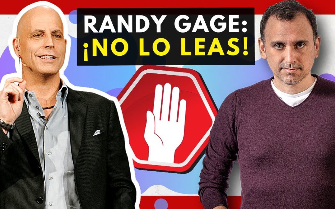 🆘 El LIBRO de RANDY GAGE que *NO debes LEER* (si quieres ÉXITO en MULTINIVEL) | AMWAY to ZOMBIES